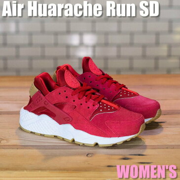 【ポイント2倍】NIKE AIR HUARACHE RUN SD ナイキ エア ハラチ ラン SD レッド AA0524-601 ウィメンズ レディース スニーカー ランニングシューズ