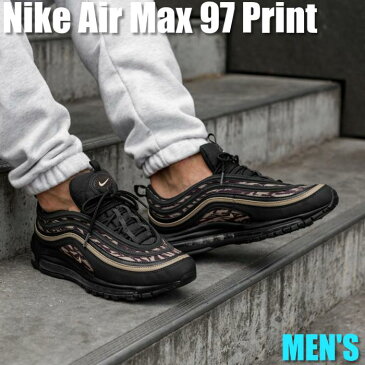 【割引クーポン配布中!!】Nike Air Max 97 Camo Print ナイキ エアマックス 97 カモ プリント AQ4132A-001 メンズ スニーカー ランニングシューズ