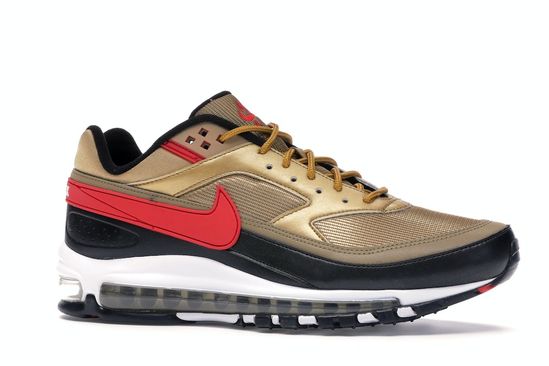 5/15 本日最終日!【1000円クーポン】Nike ナイキ エアマックス97 BW “メタリック ゴールド“ Nike Air Max 97 BW “Metallic Gold University Red Black“ ナイキ エアマックス97 BW AO2406-700 メンズ スニーカー ランニングシューズ 19SX-20220928173021-039 2