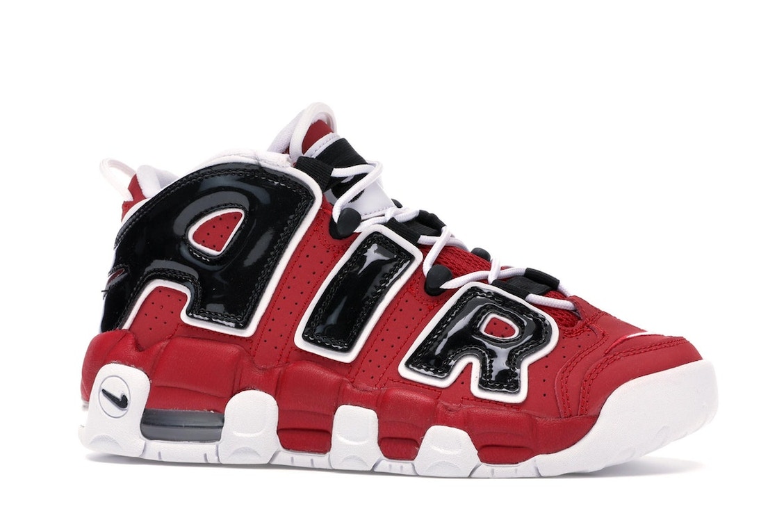 今だけ【1000円クーポン】発行中!!Nike ナイキ エア モア アップテンポ ブルズ フープス パック (キッズ) Nike Air More Uptempo “Bulls Hoops Pack (GS)“ ナイキ エアモア アップテンポ GS 415082-600 大人も履ける キッズモデル レディース スニーカー キッズスニーカー 2