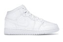 本日限り【1000円OFFクーポン】Nike ナイキ GS エアジョーダン1 ミッド “トリプル ホワイト“ Jordan 1 Mid “Triple Whit...