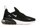 【今日だけ!!】1000円クーポン発行中!!Nike Nike Air Max 270 Black White (GS) ナイキ 943345-001 大人も履ける キッズモデル ウィメンズ レディース スニーカー ランニングシューズ キッズスニーカー ベビーシューズ 19SX-20230922094402-023