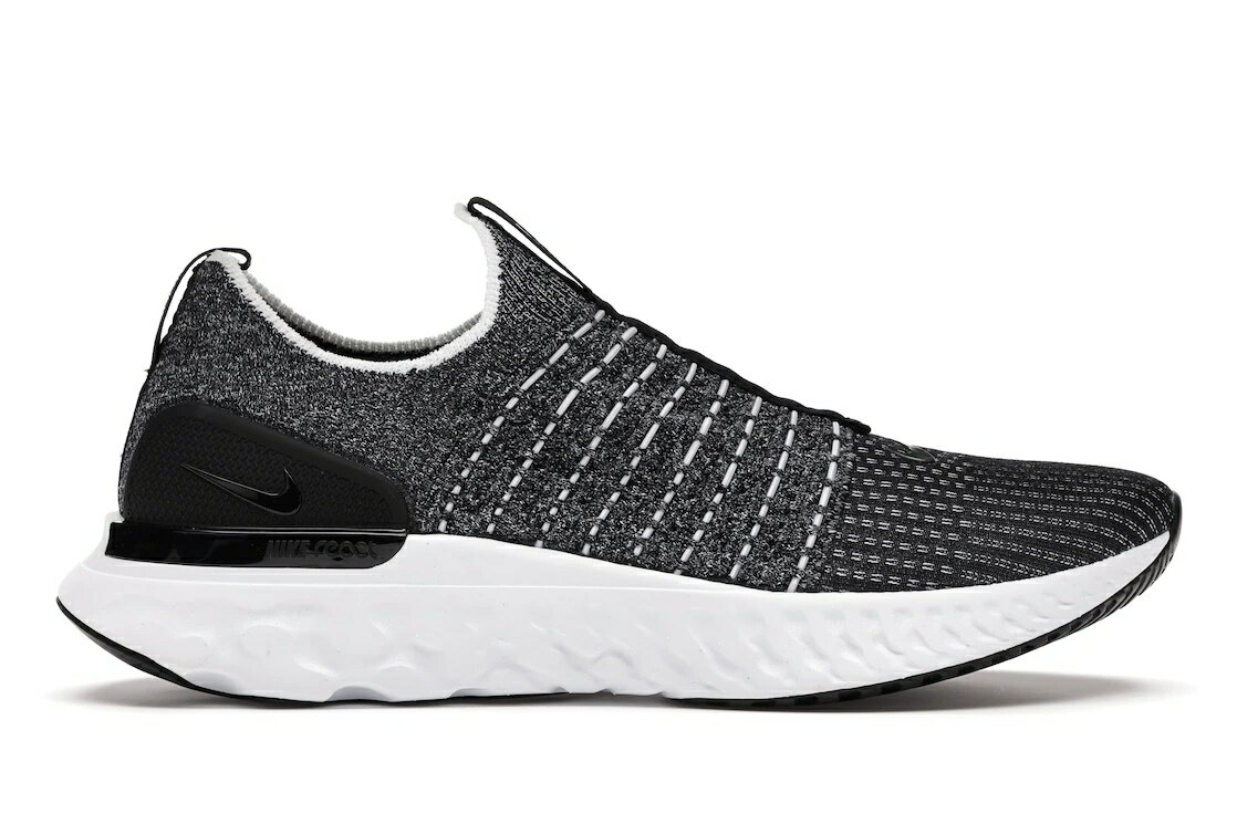 【今だけ500円割引クーポンあり!!】Nike Nike React Phantom Run Flyknit 2 Black White Blend ナイキ CJ0277-003 メンズ スニーカー ランニングシューズ 19SX-20230922111903-499