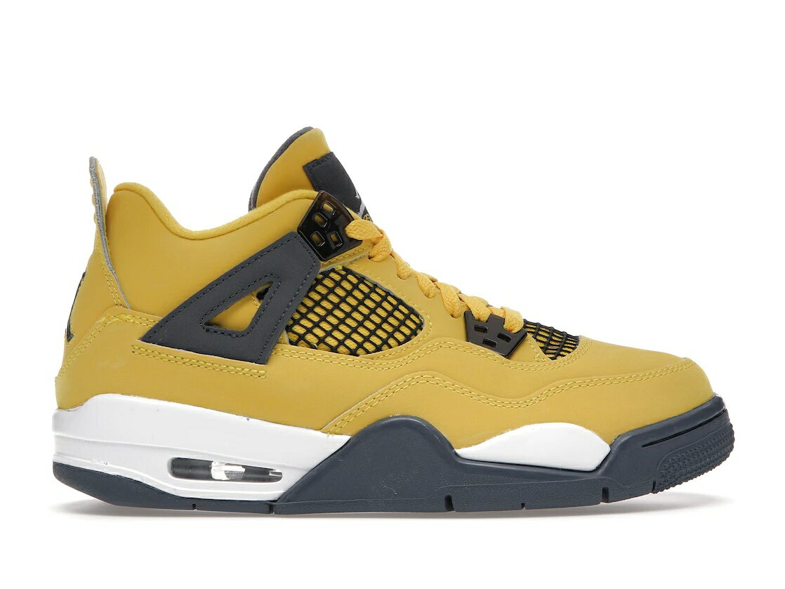 【本日限り】1000円割引クーポン発行!!Jordan ナイキ GS エアジョーダン4 “ツアーイエロー“ Jordan 4 Retro “Lightning (2021) (GS)“ Jordan 408452-700 大人も履ける キッズモデル レディース スニーカー キッズスニーカー ベビーシューズ 19SX-20230922215248-023