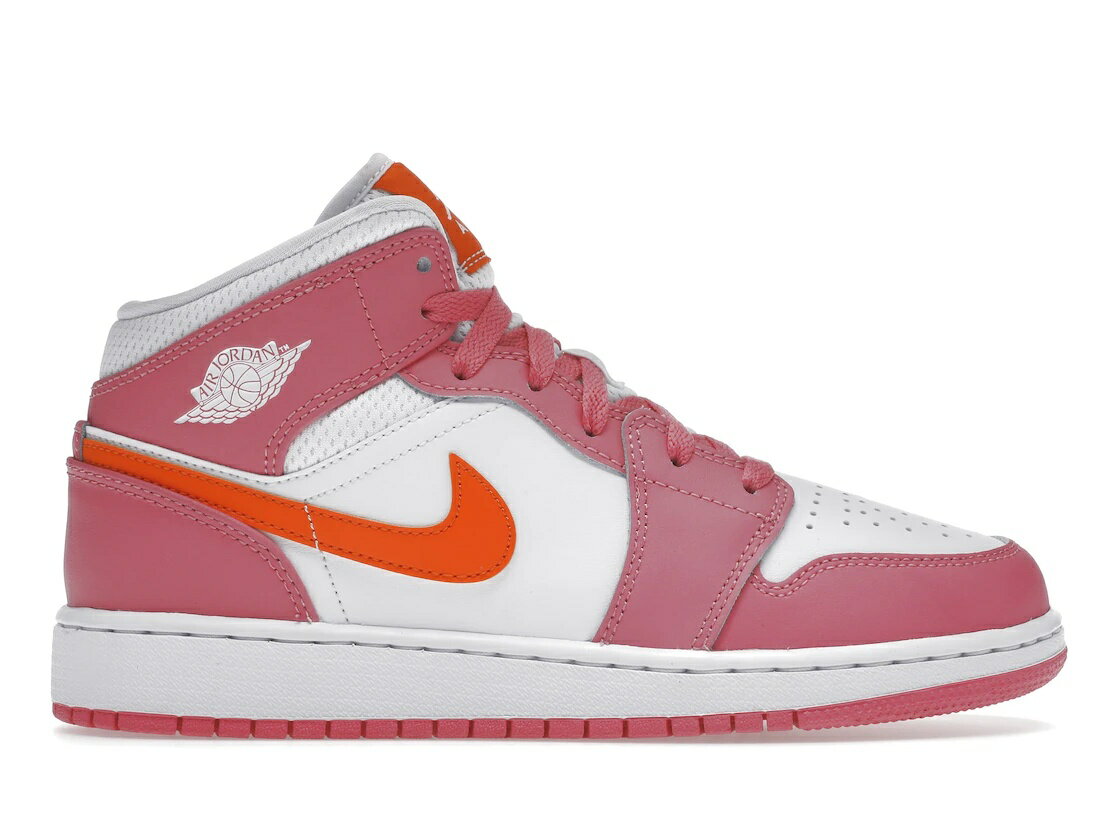 楽天セレクトショップFrenz【今だけ500円割引クーポンあり!!】Jordan Jordan 1 Mid Pinksicle Safety Orange （GS） Jordan DX3240-681 大人も履ける キッズモデル ウィメンズ レディース スニーカー ランニングシューズ キッズスニーカー ベビーシューズ 19SX-20230922215248-049