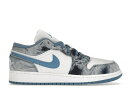 【今日だけ!!】1000円クーポン発行中!!Jordan ナイキ GS エアジョーダン1 ロー “ウォッシュド デニム“ Jordan 1 Low “Washed Denim (GS)“ Jordan DM8947-100 大人も履ける キッズモデル レディース スニーカー キッズスニーカー ベビーシューズ 19SX-20230922215248-060