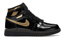 本日限り【1000円OFFクーポン】Jordan ナイキ GS エアジョーダン1 レトロ ハイ OG “ブラック メタリック ゴールド“ (2020) Jord...