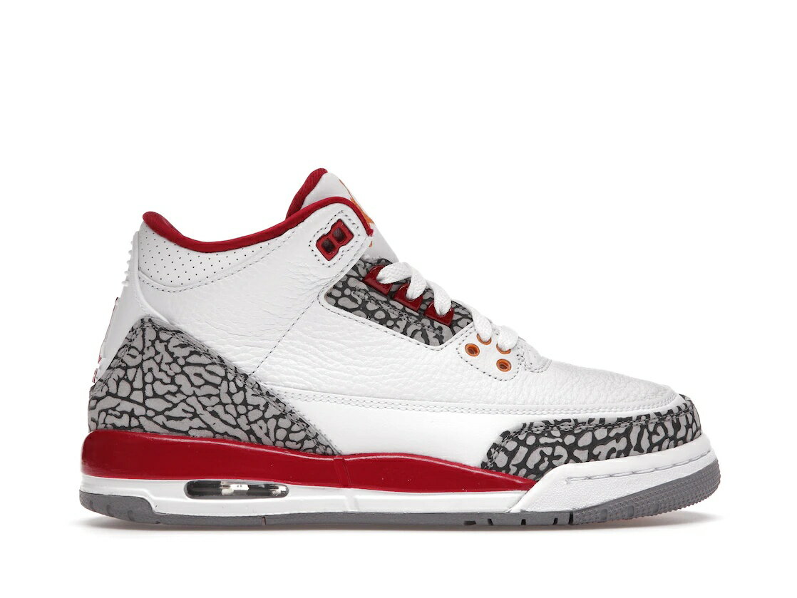 【本日限り】1000円割引クーポン発行!!Jordan ナイキ GS エアジョーダン 3 “カーディナル レッド“ Jordan 3 Retro “Cardinal (GS)“ Jordan 398614-126 大人も履ける キッズモデル レディース スニーカー キッズスニーカー ベビーシューズ 19SX-20230922215248-082