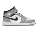 本日限り【1000円OFFクーポン】Jordan ナイキ GS エアジョーダン1 ミッド “グレー ホワイト/アンスラサイト“ Jordan 1 Mid “Li...