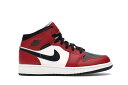 本日限り【1000円OFFクーポン】Jordan ナイキ GS エアジョーダン1 ミッド “ブラック/ジムレッド-ホワイト“ Jordan 1 Mid “Chi...