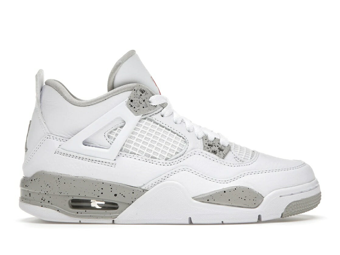 【本日限り】1000円割引クーポン発行!!Jordan ナイキ GS エアジョーダン 4 “テックホワイト“ Jordan 4 Retro “White Oreo (2021) (GS)“ Jordan DJ4699-100 大人も履ける キッズモデル レディース スニーカー キッズスニーカー ベビーシューズ 19SX-20230922215248-142