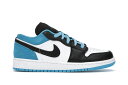 本日限り【1000円OFFクーポン】Jordan ナイキ エアジョーダン1 ロー SE GS “ブラック/ブラックレーサーブルーホワイト“ Jordan 1 L...