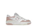 本日限り【1000円OFFクーポン】New Balance New Balance 550 White Pink Sea Salt (GS) ニューバランス G...