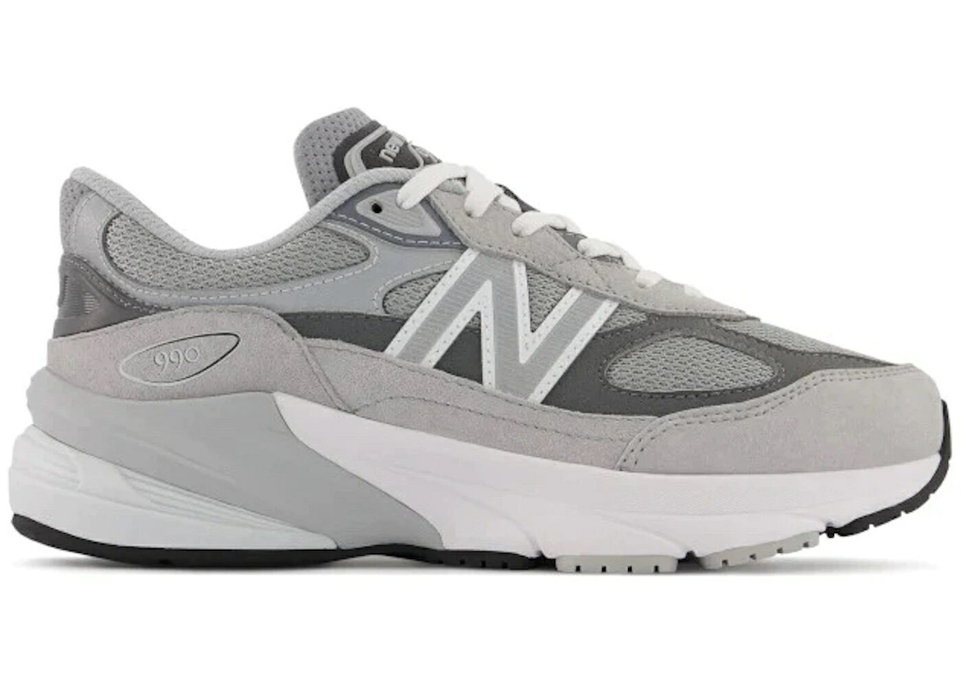 楽天セレクトショップFrenz【本日限り】1000円割引クーポン発行!!New Balance New Balance 990v6 Grey （GS） ニューバランス GC990GL6 大人も履ける キッズモデル ウィメンズ レディース スニーカー ランニングシューズ キッズスニーカー ベビーシューズ 19SX-20231011105714-007