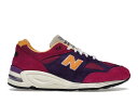 【楽天スーパーSALE】1000円割引!!New Balance New Balance 990v2 MiUSA Teddy Santis Purple Yellow ニューバランス M990PY2 メンズ スニーカー ランニングシューズ 19SX-20231013215052-244