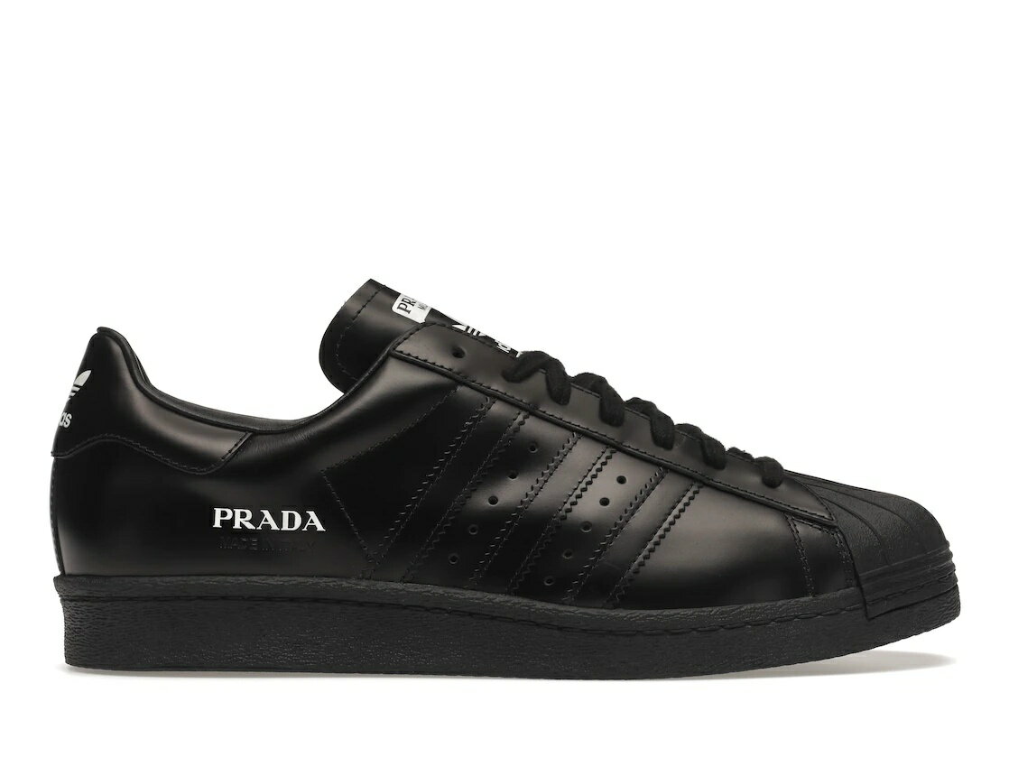 5/15 本日最終日!【1000円クーポン】adidas プラダ × アディダス スーパースター “ブラック/コアブラック-クラック“ adidas Superstar “Prada Black“ アディダス FW6679/2EG321 3L97 F0557 メンズ スニーカー ランニングシューズ 19SX-20231013215110-547