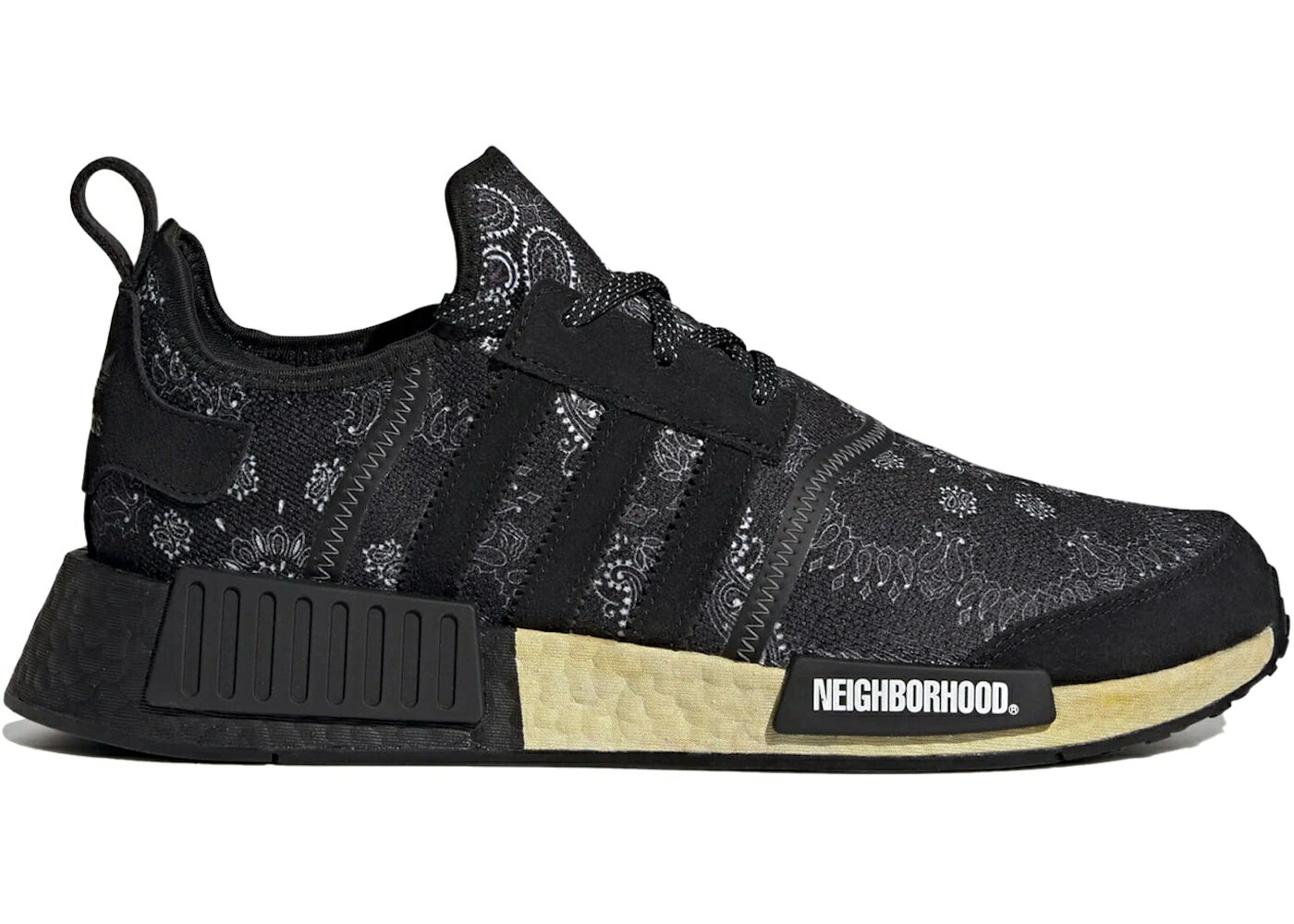 5/15 本日最終日 【1000円クーポン】adidas ネイバーフッド × アディダス オリジナルス NMD_R1 ペイズリー “ブラック“ adidas NMD R1 “Neighborhood Paisley Black“ アディダス GY4157 メンズ スニーカー ランニングシューズ 19SX-20231013215110-896