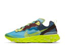 【1000円割引クーポン】P最大47倍!!Nike アンダーカバー×ナイキ リアクトエレメント87 ブルー/イエロー ナイキ BQ2718-400 メンズ スニーカー ランニングシューズ 21SN-BQ2718-400