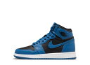 【今だけ500円割引クーポンあり!!】Nike ナイキ GS エアジョーダン1 レトロ ハイ OG ダークマリーナブルー ナイキ 575441-404 大人も履ける キッズモデル ウィメンズ レディース スニーカー ランニングシューズ キッズスニーカー ベビーシューズ 21SN-575441-404(4)