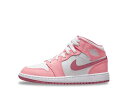 本日限り【1000円OFFクーポン】Nike ナイキ GS エアジョーダン1 ミッド コーラル チョーク/ホワイト/デザート ベリー ナイキ DQ8423-61...