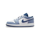本日限り【1000円OFFクーポン】Nike ナイキ GS エアジョーダン1 ロー ホワイト/スチールブルー ナイキ 553560-414 大人も履ける キッズ...