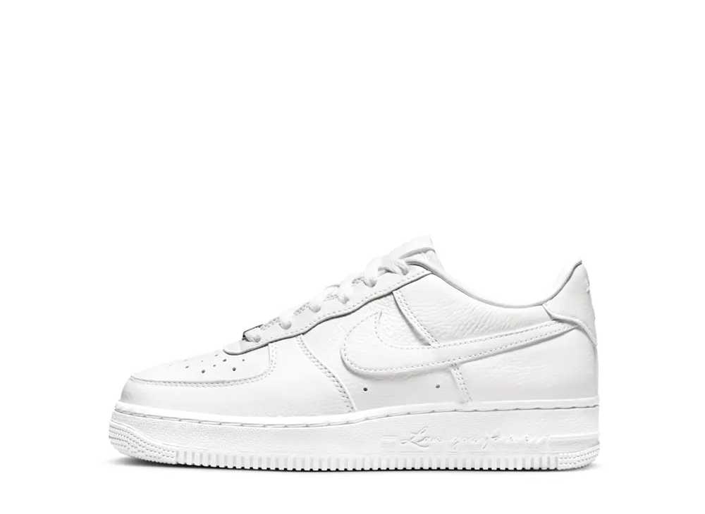 楽天セレクトショップFrenz【今だけ500円割引クーポンあり!!】Nike ドレイク ノクタ × ナイキ GS エアフォース1 ロー サーティファイド ラバー ボーイ ホワイト ナイキ FV9918-100 大人も履ける キッズモデル レディース スニーカー キッズスニーカー ベビーシューズ 21SN-FV9918-100