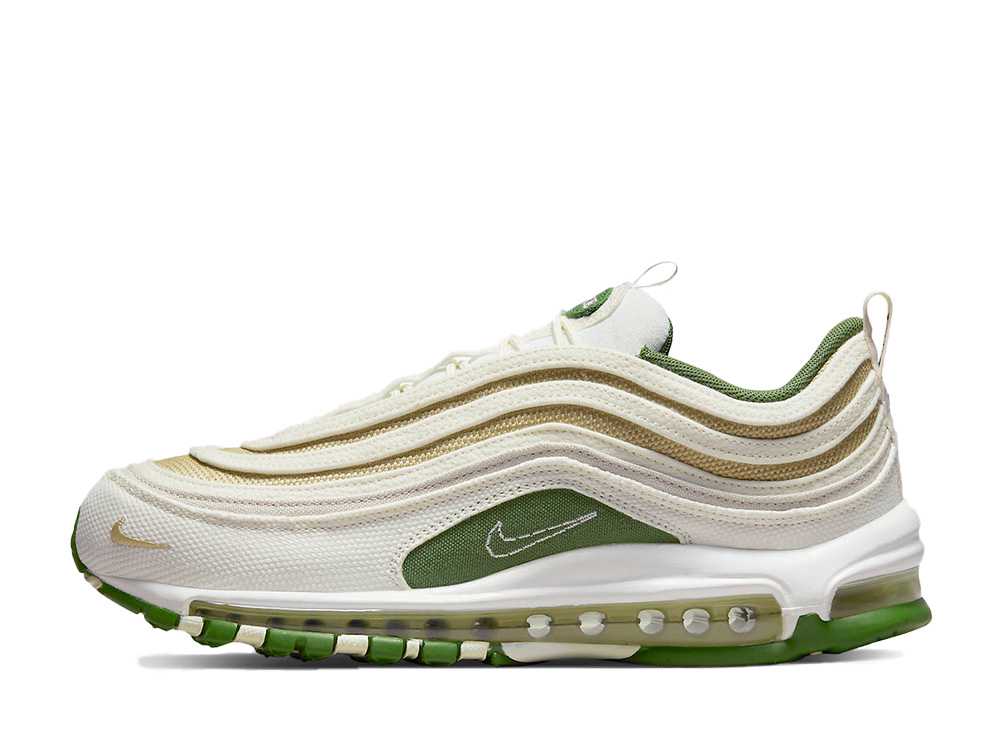 【今だけ500円割引クーポンあり!!】発行！Nike ナイキ エアマックス97 サンクラブ ホワイト/グリーン/ゴールド ナイキ DM8588-100 メンズ スニーカー ランニングシューズ 21SN-DM8588-100