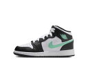 本日限り【1000円OFFクーポン】Nike ナイキ GS エアジョーダン1 ミッド ホワイト/ブラック/グリーングロー ナイキ DQ8423-103 大人も履...