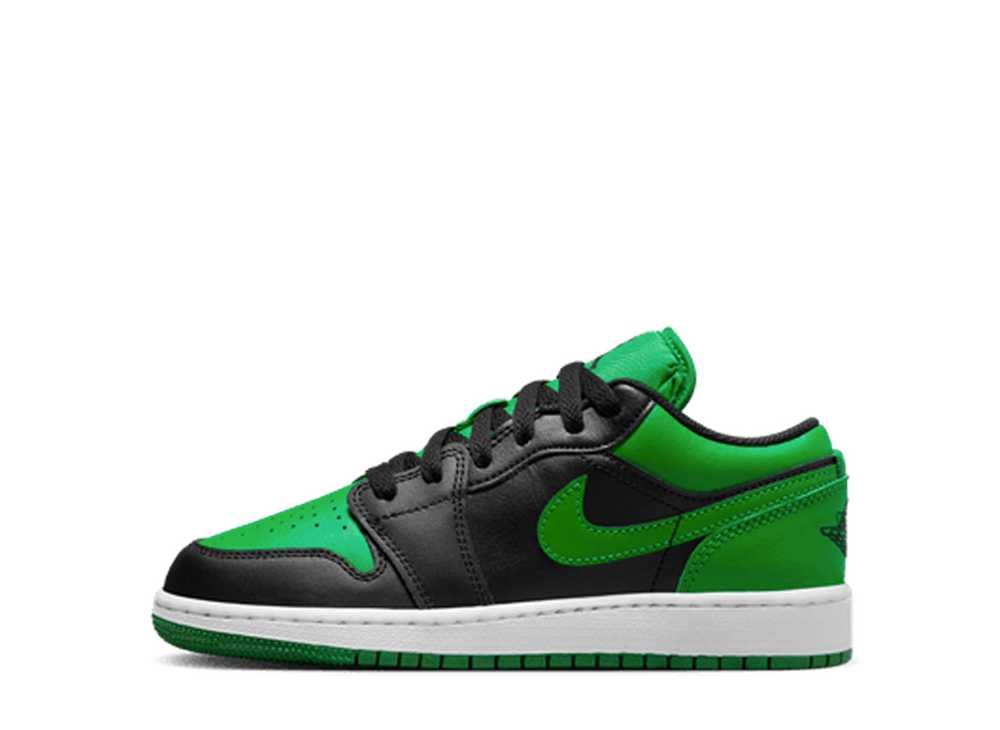 楽天セレクトショップFrenz【今だけ500円割引クーポンあり!!】Nike ナイキ GS エアジョーダン1 ロー ラッキー グリーン ナイキ 553560-065 大人も履ける キッズモデル ウィメンズ レディース スニーカー ランニングシューズ キッズスニーカー ベビーシューズ 21SN-553560-065