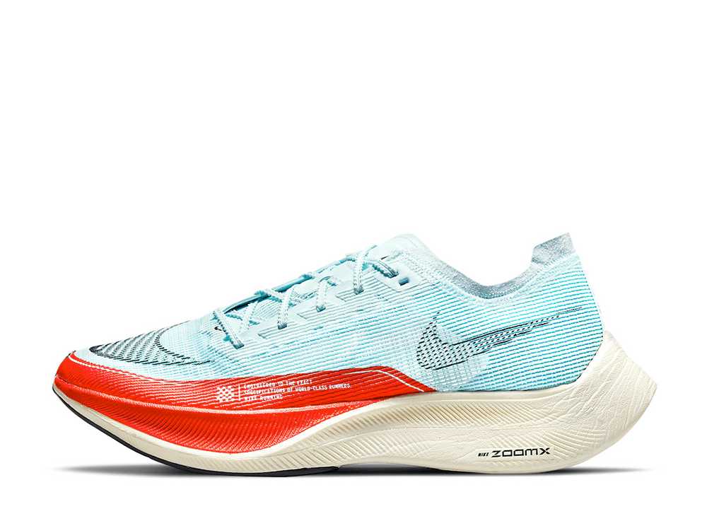 【スーパーSALE】1000円クーポン発行!Nike ナイキ ズームX ヴェイパーフライ ネクスト%2 アイスブルー/ユニバーシティレッド ナイキ CU4111-400 メンズ スニーカー ランニングシューズ 21SN-CU4111-400