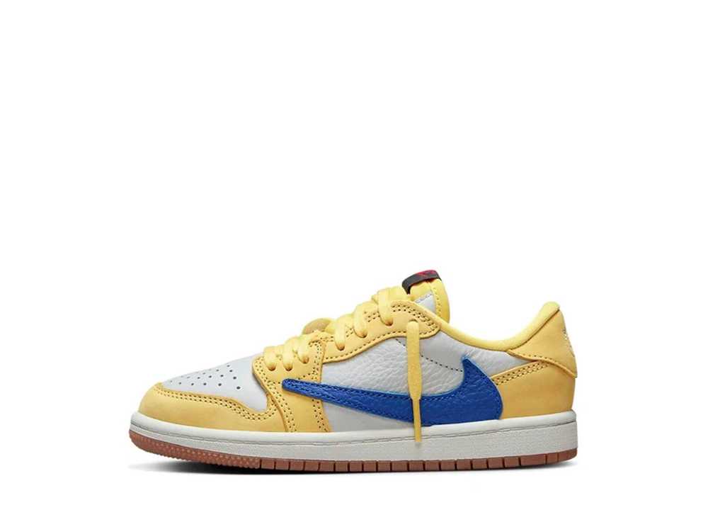Rakuten - 【今だけ500円割引クーポンあり!!】Nike トラヴィススコット × ナイキ PS エアジョーダン1 ロー OG カナリー (キッズ) ナイキ DZ5909-700 メンズ スニーカー ランニングシューズ 21SN-DZ5909-700