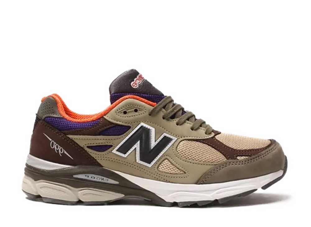 【スーパーSALE】1000円クーポン発行!New Balance ニューバランス 990V3 カーキ/オレンジ ニューバランス M990BT3 メンズ スニーカー ランニングシューズ 21SN-M990BT3