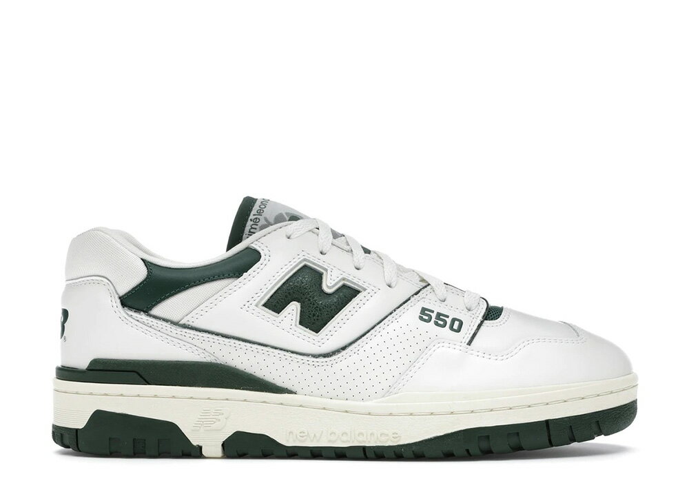 【スーパーSALE】1000円クーポン発行!New Balance エメレオンドレ × ニューバランス P550 バスケットボール オックスフォード ホワイト グリーン ニューバランス BB550ALD メンズ スニーカー ランニングシューズ 21SN-BB550ALD