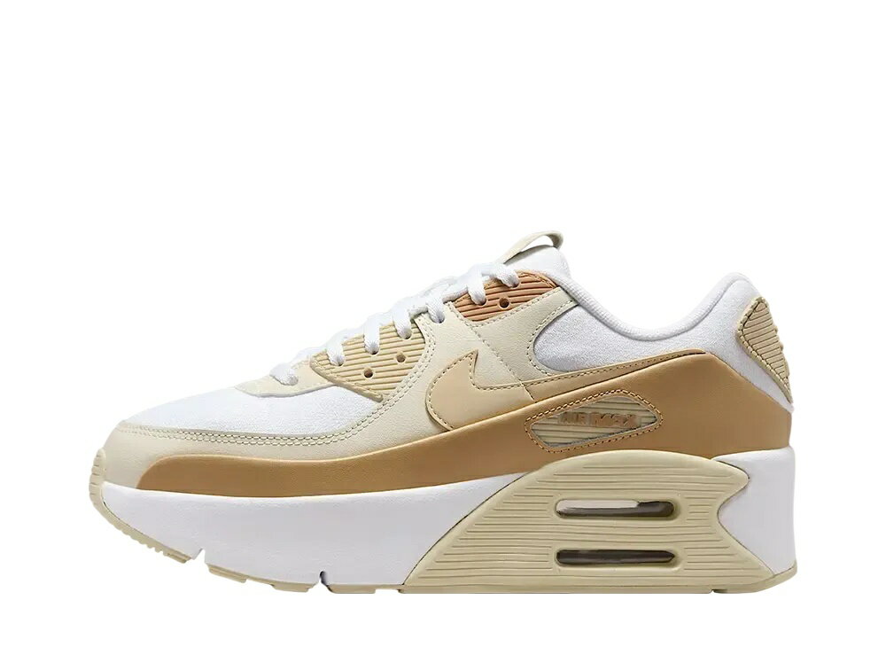 【BLACK FRIDAYセール】割引クーポン発行!!Nike ナイキ ウィメンズ エアマックス90 LV8 ホワイト/クラブゴールド/ココナッツミルク/チームゴールド ナイキ FD4328-112 ウィメンズ レディース スニーカー ランニングシューズ 21SN-FD4328-112のサムネイル