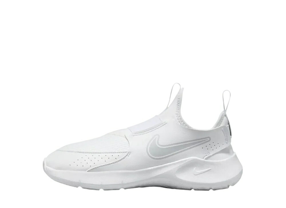 楽天セレクトショップFrenzマラソン【1000円割引】クーポン!!Nike ナイキ GS フレックスランナー3 ホワイト/ホワイト/ピュアプラチナム ナイキ FN1294-100 大人も履ける キッズモデル ウィメンズ レディース スニーカー ランニングシューズ キッズスニーカー ベビーシューズ 21SN-FN1294-100