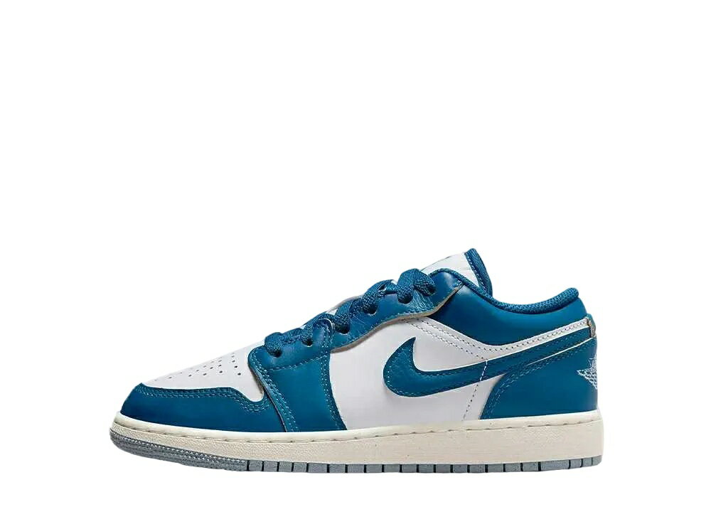 楽天セレクトショップFrenzマラソン【1000円割引】クーポン!!Nike ナイキ GS エアジョーダン1 ロー SE インダストリアルブルー ナイキ FN9137-141 大人も履ける キッズモデル ウィメンズ レディース スニーカー ランニングシューズ キッズスニーカー ベビーシューズ 21SN-FN9137-141