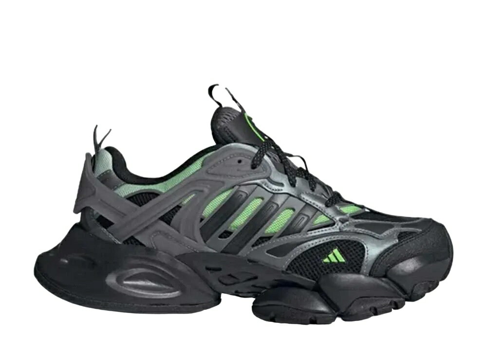 楽天セレクトショップFrenzマラソン【1000円割引】クーポン!!adidas アディダス XLGランナー デラックス ブラック/グレー/グリーン アディダス JP5764 メンズ スニーカー ランニングシューズ 21SN-JP5764