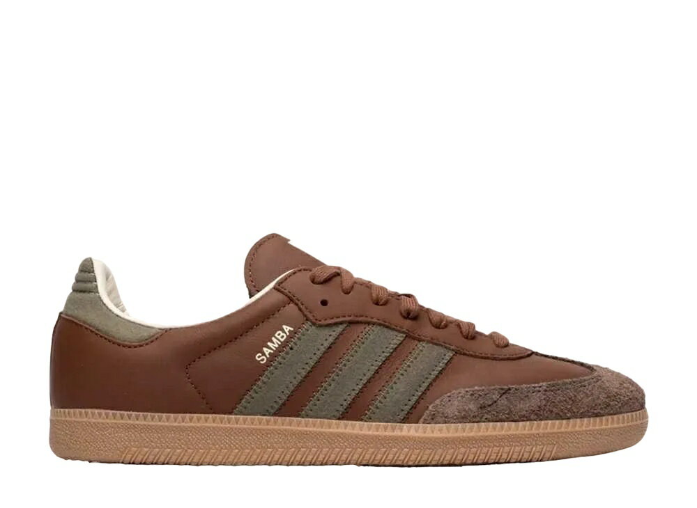 楽天セレクトショップFrenzマラソン【1000円割引】クーポン!!adidas アディダスオリジナルス サンバ OG プリラブドブラウン/オリーブストレータ アディダス IE9122 メンズ スニーカー ランニングシューズ 21SN-IE9122