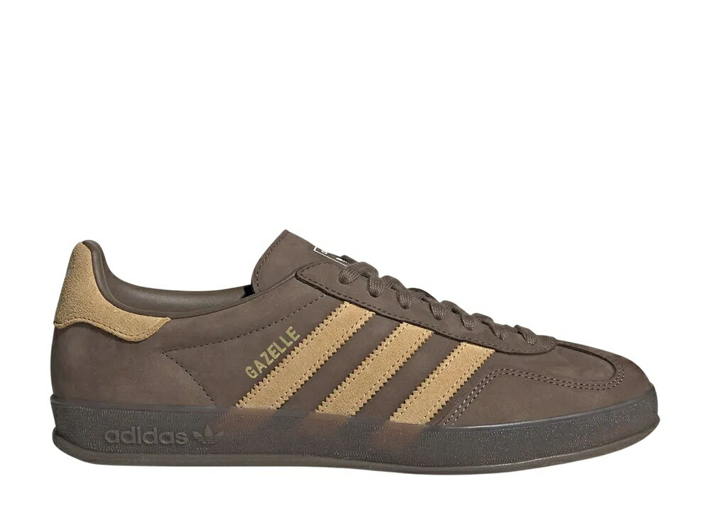 【今だけ500円割引クーポンあり!!】adidas アディダスオリジナルス ガゼル インドア カーゴブラウン/ゴールデンベージュ/クラウドホワイト アディダス JQ8386 メンズ スニーカー ランニングシューズ 21SN-JQ8386