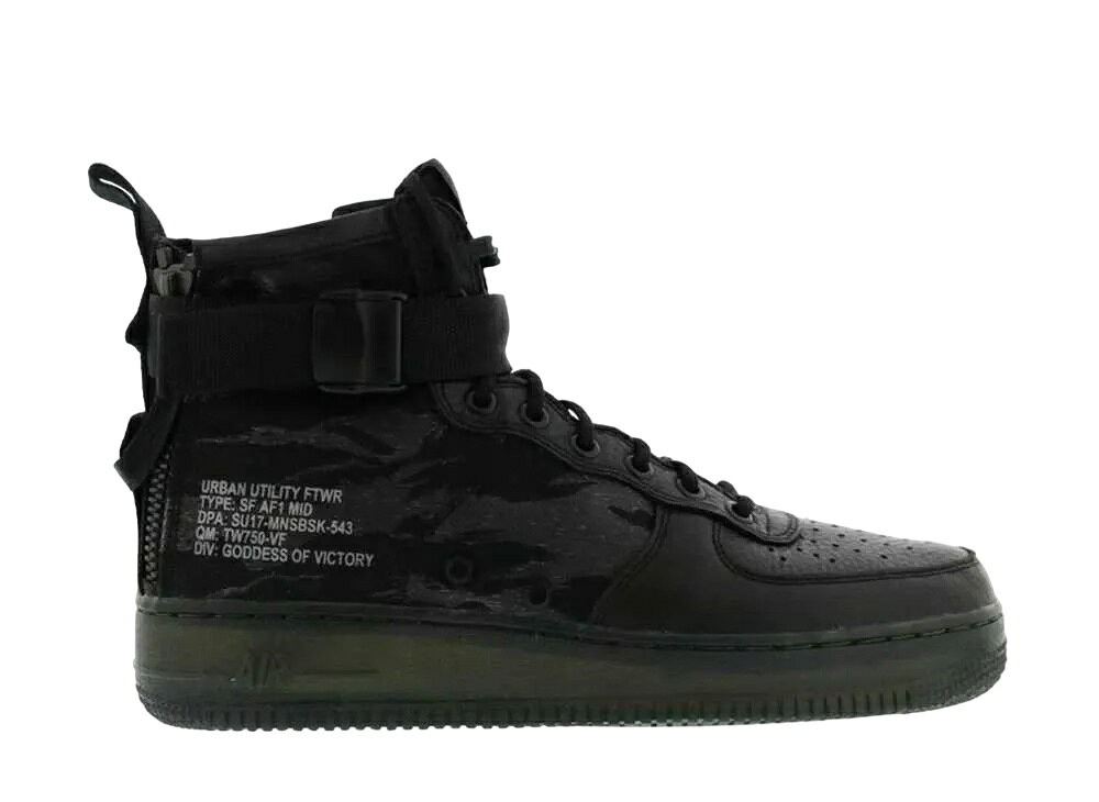 ＼1000円OFFクーポン発行／Nike ナイキ SF エアフォース1 ミッド ブラック カーゴ カーキ ナイキ AA7345-001 メンズ スニーカー ランニングシューズ 21SN-AA7345-001