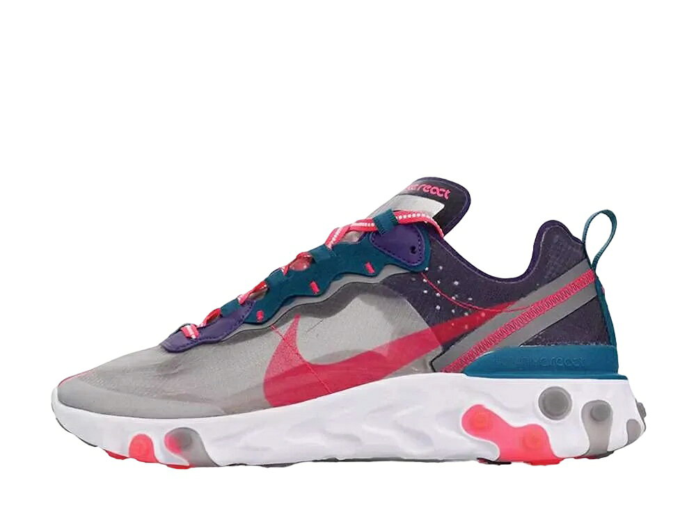 ＼スーパーセール／1000円クーポン発行中！Nike ナイキ リアクトエレメント87 ピンク/ブルー/パープル ナイキ CJ6897-061 メンズ スニーカー ランニングシューズ 21SN-CJ6897-061