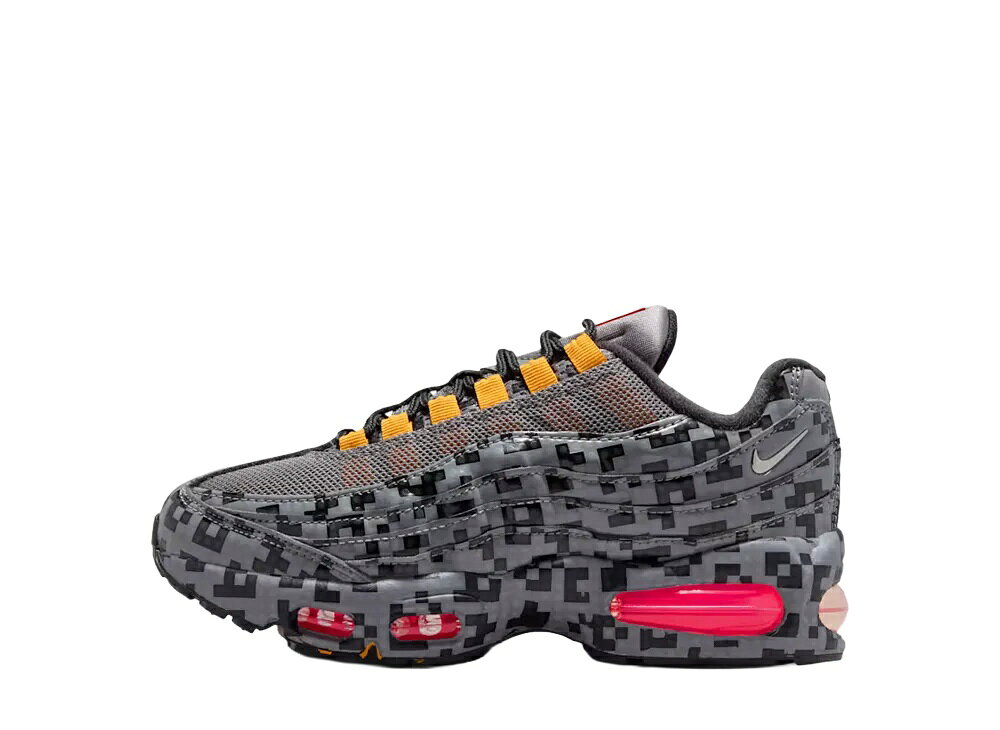 Nike レゴ × ナイキ GS エアマックス95 ブピクセルカモ/スモークグレー (キッズ) ナイキ IO4799-001 大人も履ける キッズモデル ウィメンズ レディース スニーカー ランニングシューズ キッズスニーカー ベビーシューズ 21SN-IO4799-001