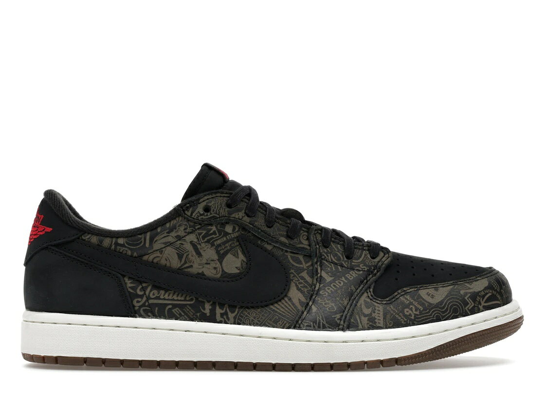 Jordan Jordan 1 Retro Low OG Laser Black University Red Jordan IV6750-001 メンズ スニーカー ランニングシューズ 19SX-20260902103619-1056