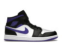 【今だけ500円割引クーポンあり!!】Jordan ナイキ エアジョーダン1 ミッド “ブラック/コート パープル“ Jordan 1 Mid “Dark Ir...