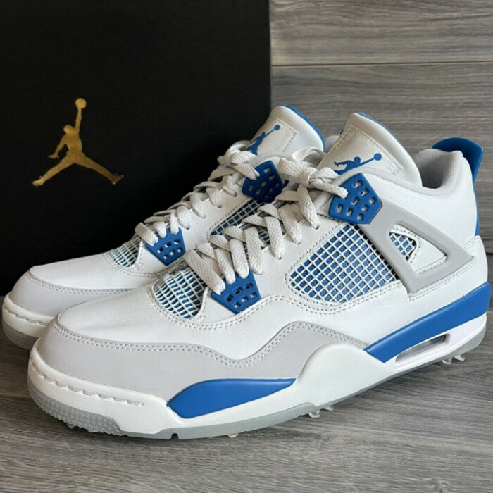 5/15 本日最終日!【1000円クーポン】Jordan ナイキ エアジョーダン4 ゴルフ “ミリタリーブルー“ Jordan 4 Retro Golf “Military Blue“ Jordan ナイキ エアジョーダン4 ゴルフ CU9981-101 メンズ スニーカー ランニングシューズ 19SX-20220930223936-067