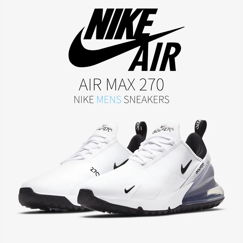 Nike ナイキ エアマックス270 ゴルフ “ホワイト/ピュアプラチナ“ Nike Air Max 270 Golf “White Black“ ナイキ CK6483-102 メンズ スニーカー ランニングシューズ 19SX-20221013111752-027