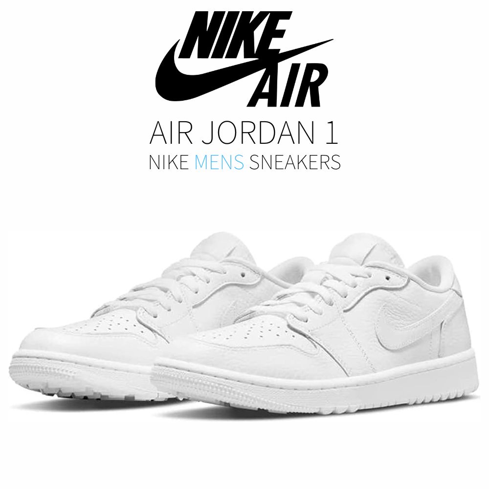 5/15 本日最終日!【1000円クーポン】Jordan ナイキ エア ジョーダン 1 ロー ゴルフ トリプルホワイト Jordan 1 Retro Low Golf “Triple White“ Jordan ナイキ エア ジョーダン 1 ロー ゴルフ DD9315-101 メンズ スニーカー ランニングシューズ 19SX-20230228141830-001