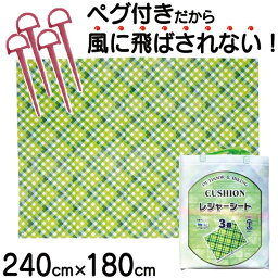 レジャーシート 大きい 厚手 クッション 180cm×240cm 6~7人 運動会　遠足 アウトドア レジャー ピクニック キャンプ BBQ お花見 袋付き 大判 レジャーマット クッションマット 折りたたみ　コンパクト 持ち運び おしゃれ QS-30 クッションシート 3帖 クィーン