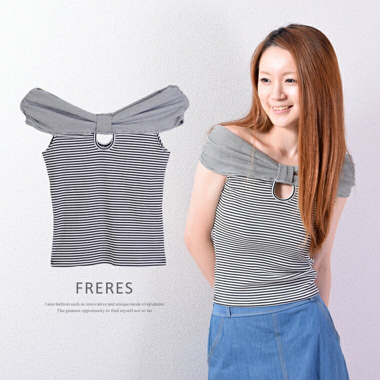 今年トレンド/オフショルダー/カジ...