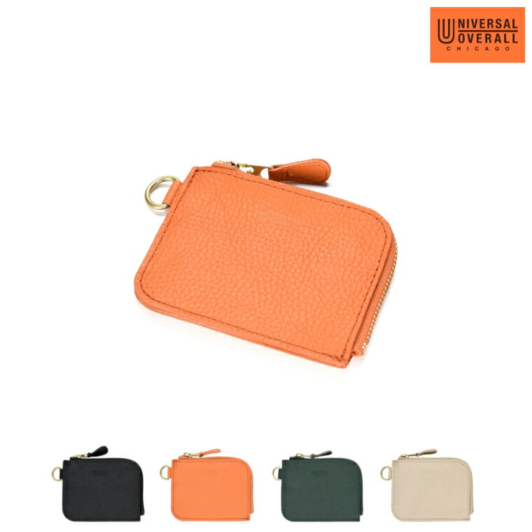 UNIVERSAL OVERALL シボレザーLFショートウォレット レディース メンズ 男女兼用 ユニセックス ユニバーサル オーバーオール 財布 コンパクト...